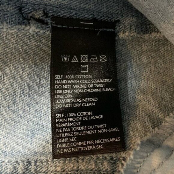 BDG Urban Outfitters Women’s Denim Mini Dress Snap Button Light wash Blue XS - Picture 14 of 16